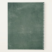 Mountain Adventure Begint Groene Chalkboard bruilo Planner (Achterkant)