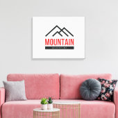Mountain Adventure Canvas Afdruk (Insitu (Woonkamer))