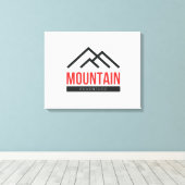 Mountain Adventure Canvas Afdruk (Insitu (Houten vloer))