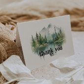 Mountain Adventure Forest groen dank u kaart