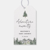 Mountain Adventure wacht op de voordelen Dank u Cadeaulabel (Voorkant)