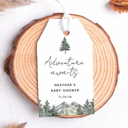 Mountain Adventure wacht op de voordelen Dank u Cadeaulabel