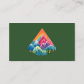 Mountain Adventure wacht op Diaper Raffle tickets Informatiekaartje (Achterkant)