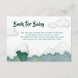 Mountain Adventures Book for Baby Card Informatiekaartje