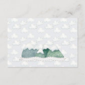 Mountain Adventures Book for Baby Card Informatiekaartje (Achterkant)