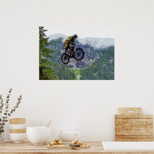 Mountain Air - BMX Rider Poster (Keuken)