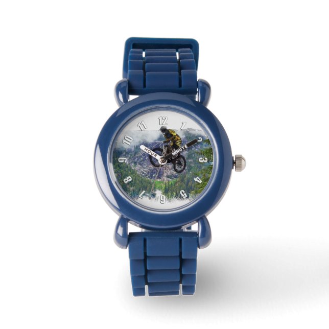 Mountain Air BMXer - BMX Rider Horloge (Voorkant)