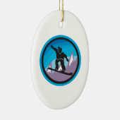 Mountain Air Keramisch Ornament (Rechts)