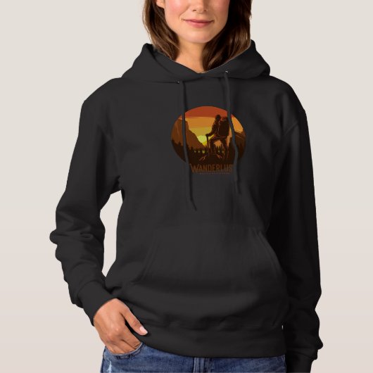 Mountain and Forest Scene  118 Hoodie (Voorkant)