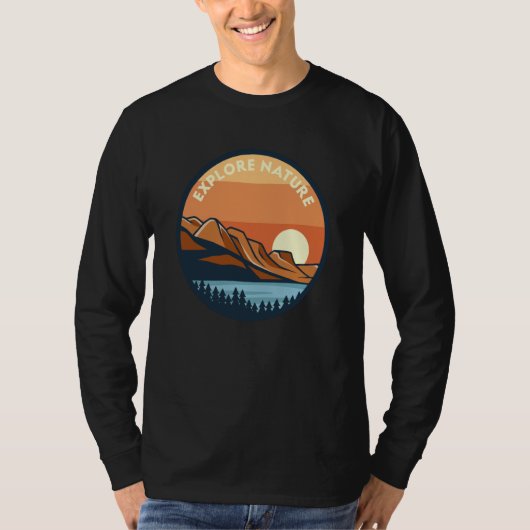 Mountain and Forest Scene 125 T-shirt (Voorkant)
