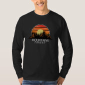 Mountain and Forest Scene 137 T-shirt (Voorkant)