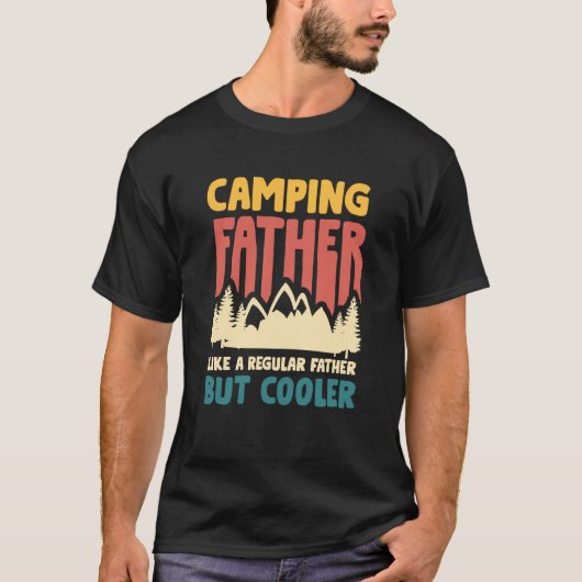 Mountain and Forest Scene Silhouette 124 T-shirt (Voorkant)