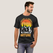 Mountain and Forest Scene Silhouette 20 T-shirt (Voorkant volledig)