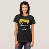 Mountain and Forest Scene Silhouette 5 T-shirt (Voorkant volledig)