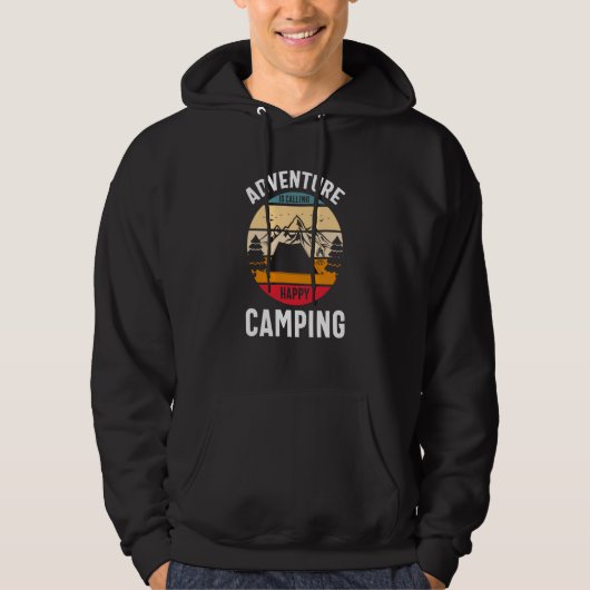 Mountain and Forest Scene Silhouette  85 Hoodie (Voorkant)