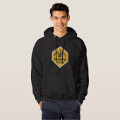 Mountain and Forest Scene Silhouette  96 Hoodie (Voorkant volledig)