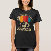 Mountain and Forest Scene Silhouette 99 T-shirt (Voorkant)