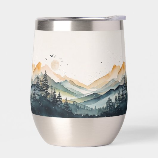 Mountain and Forest Watercolor (Links)