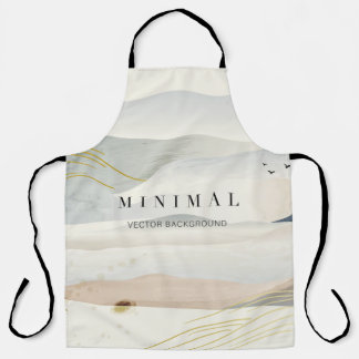 mountain and golden line arts background. Oriental Schort