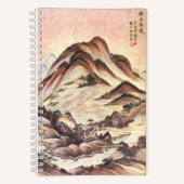 Mountain and Stream Korean Joseon Dynasty Folk Art Notitieboek (Voorkant)