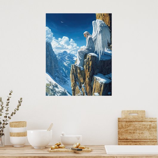 Mountain Angel Poster (Keuken)