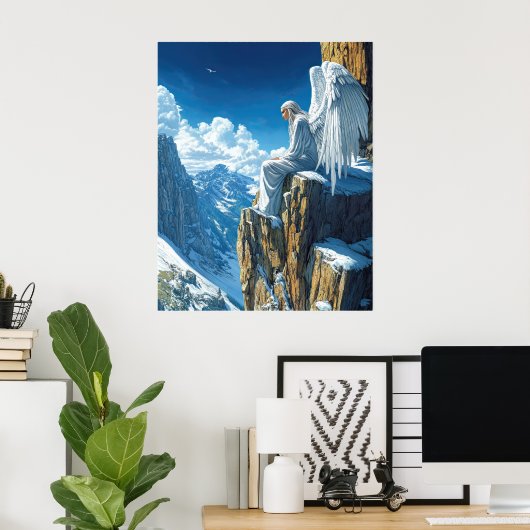 Mountain Angel Poster (Thuiskantoor)