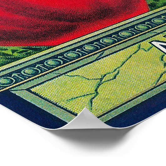 Mountain Apple Crate LabelHood River, OF Poster (Hoek)