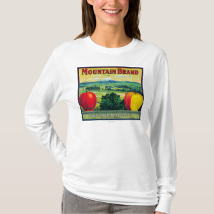 Mountain Apple Crate LabelHood River, OF T-shirt