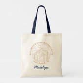 Mountain Bachelorette Camp Bachelorette Tote Bag (Achterkant)