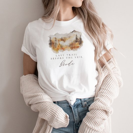 Mountain Bachelorette laatste pad voor de sluier T-shirt