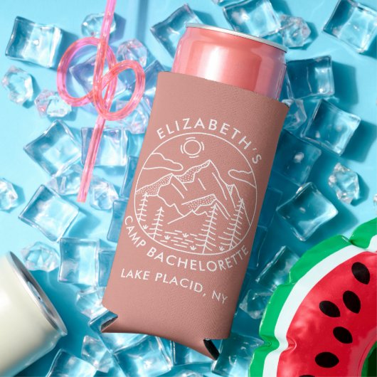 Mountain Bachelorette Party Seltzer Blikjeskoeler (Insitu Zomer)