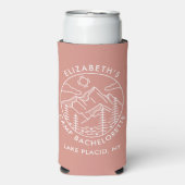 Mountain Bachelorette Party Seltzer Blikjeskoeler (Seltzer Voorkant)