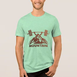Mountain Barbell Adventure – Outdoor Fitness Tri-Blend Shirt
