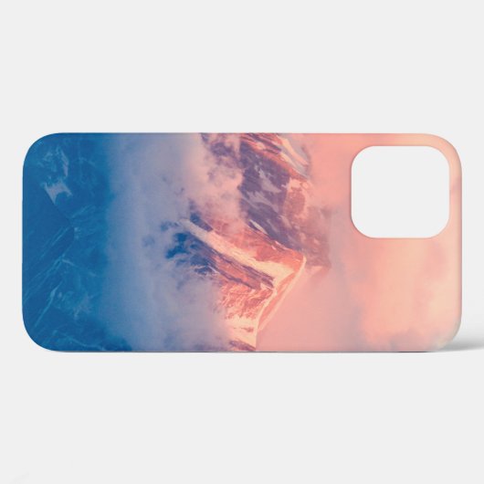 MOUNTAIN BEDEKT MET SNEEUW OP DAG Case-Mate iPhone CASE (Achterkant (horizontaal))