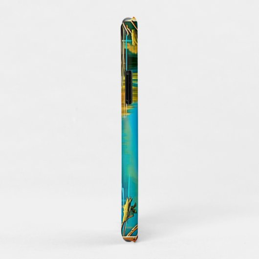 Mountain Beer: Lake Reflection Art Case-Mate iPhone Case (Achterkant/rechts)