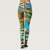 Mountain Beer: Lake Reflection Art Leggings (Achterkant)