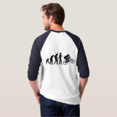 Mountain Bike 3/4 shirt//Ontworpen door: Bo Jemiso T-shirt (Achterkant volledig)