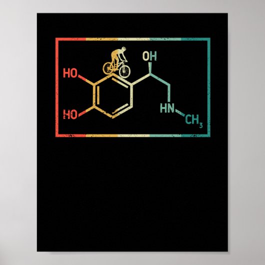 Mountain Bike Adrenaline Formula Downhill Biking M Poster (Voorkant)