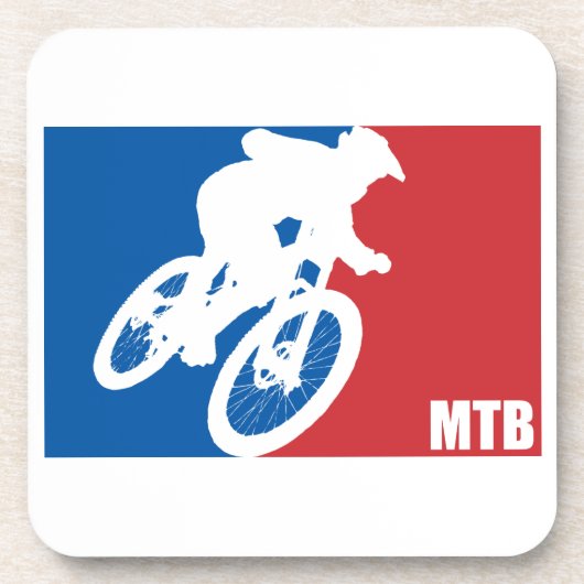 Mountain Bike All-Star Bier Onderzetter (Voorkant)