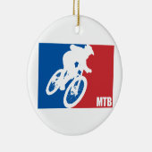 Mountain Bike All-Star Keramisch Ornament (Rechts)
