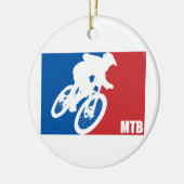 Mountain Bike All-Star Keramisch Ornament (Links)