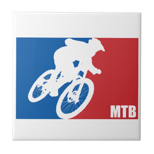 Mountain Bike All-Star Tegeltje (Voorkant)