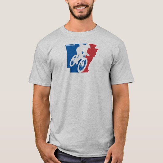 Mountain Bike Arkansas T-shirt (Voorkant)
