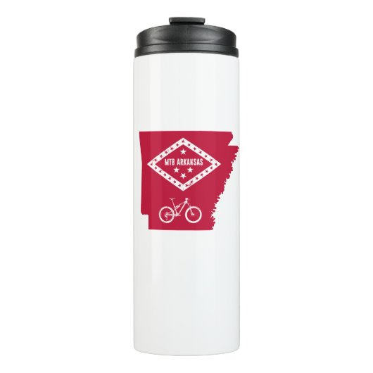 Mountain Bike Arkansas Thermosbeker (Voorkant)