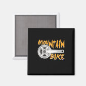 Mountain Bike Art Magneet (Voorkant / Achterkant)