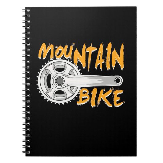 Mountain Bike Art Notitieboek (Voorkant)