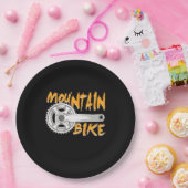 Mountain Bike Art Papieren Bordje (Feest)