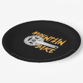 Mountain Bike Art Papieren Bordje (Gekanteld)