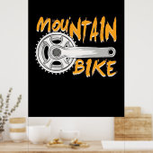 Mountain Bike Art Poster (Keuken)