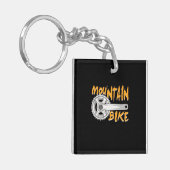 Mountain Bike Art Sleutelhanger (Voorkant Links)